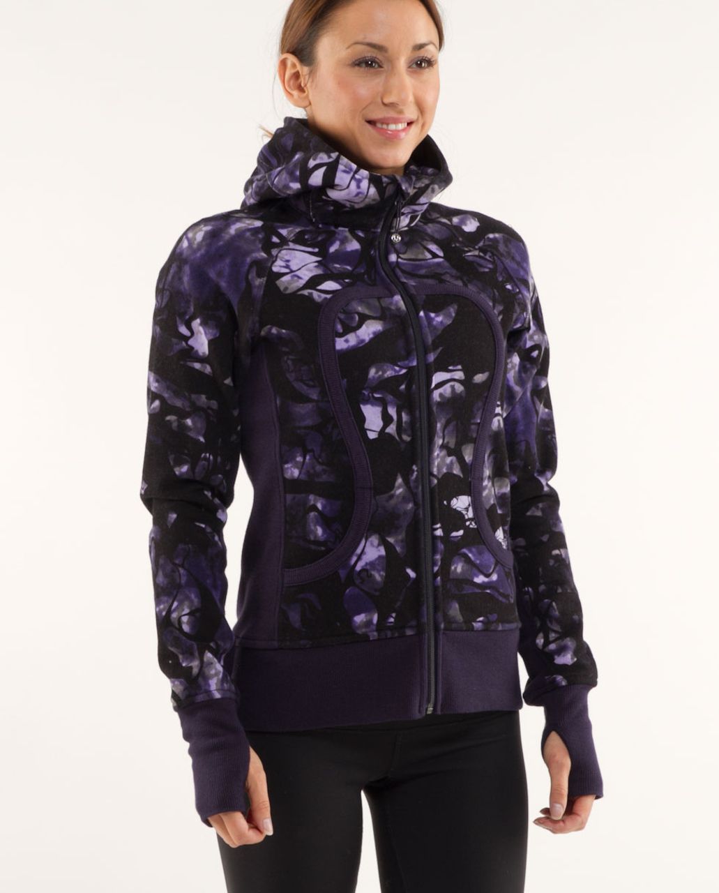 Lululemon Scuba Hoodie *Print - Black Swan Creekside Camo - lulu