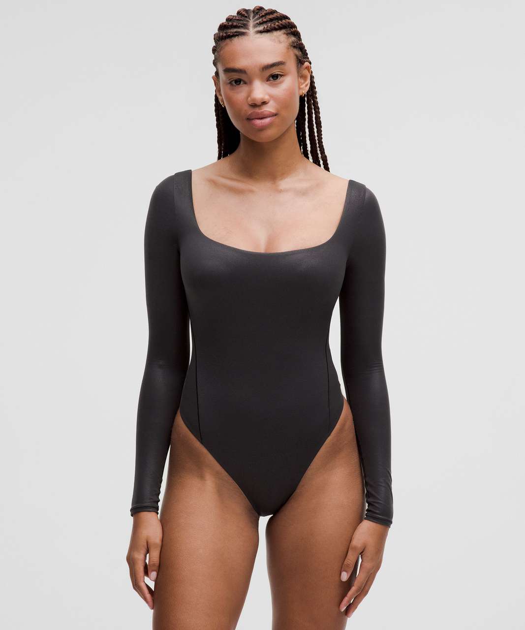 Lululemon Wundermost Ultra-Soft Nulu Square-Neck Long-Sleeve Lululemon Wundermost Ultra-Soft Nulu Square-Neck Long-Sleeve