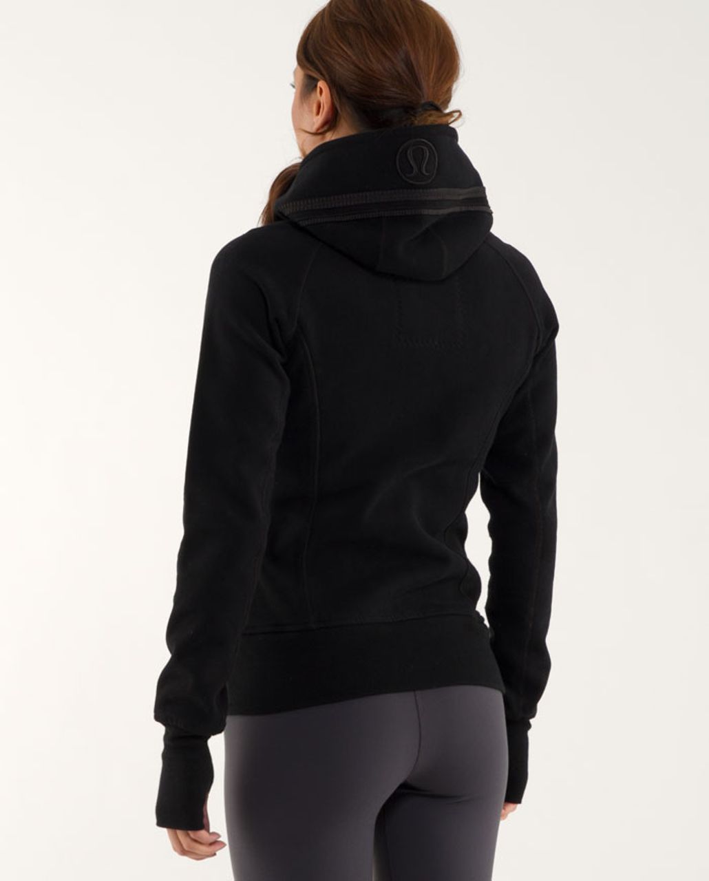 Lululemon Scuba Hoodie*Pleated Tape - Black - lulu fanatics