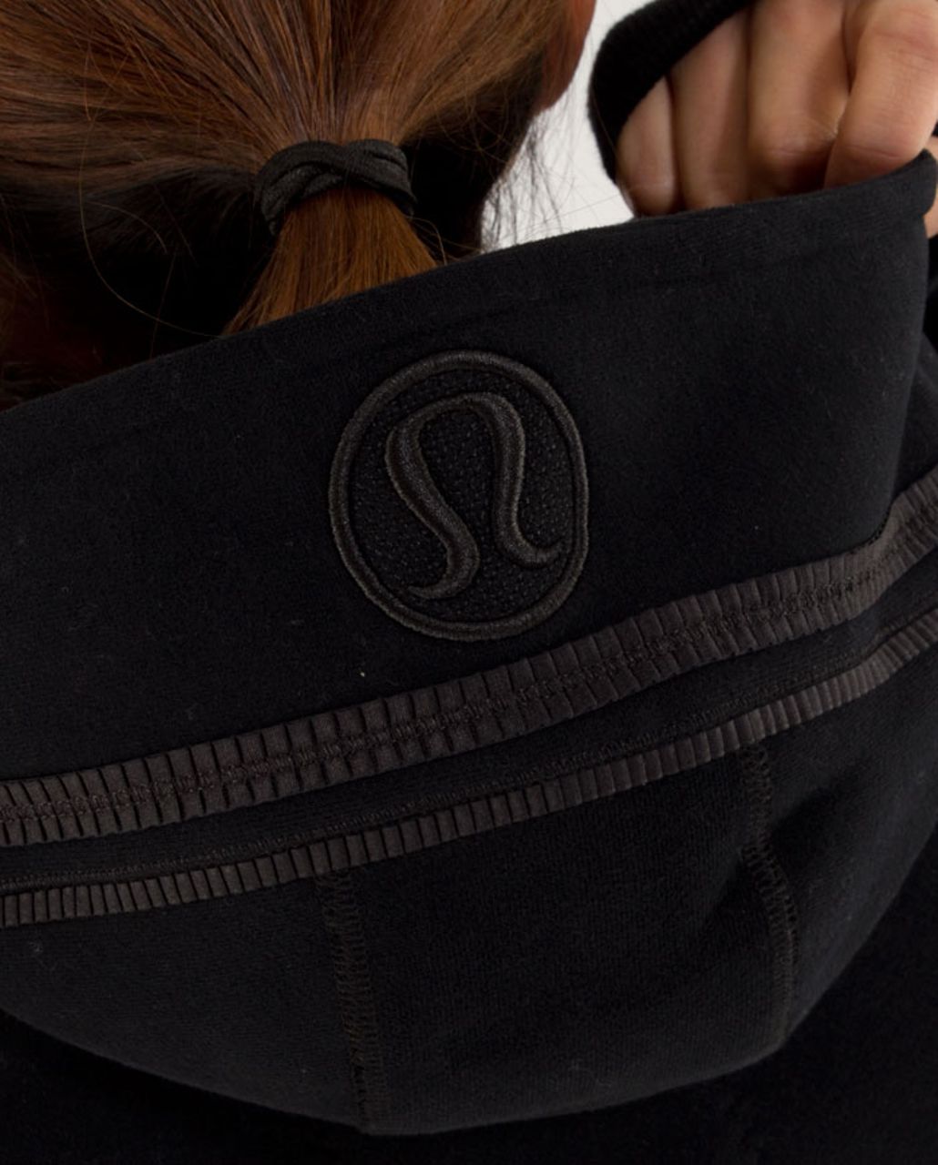 Lululemon Scuba Hoodie*Pleated Tape - Black - lulu fanatics