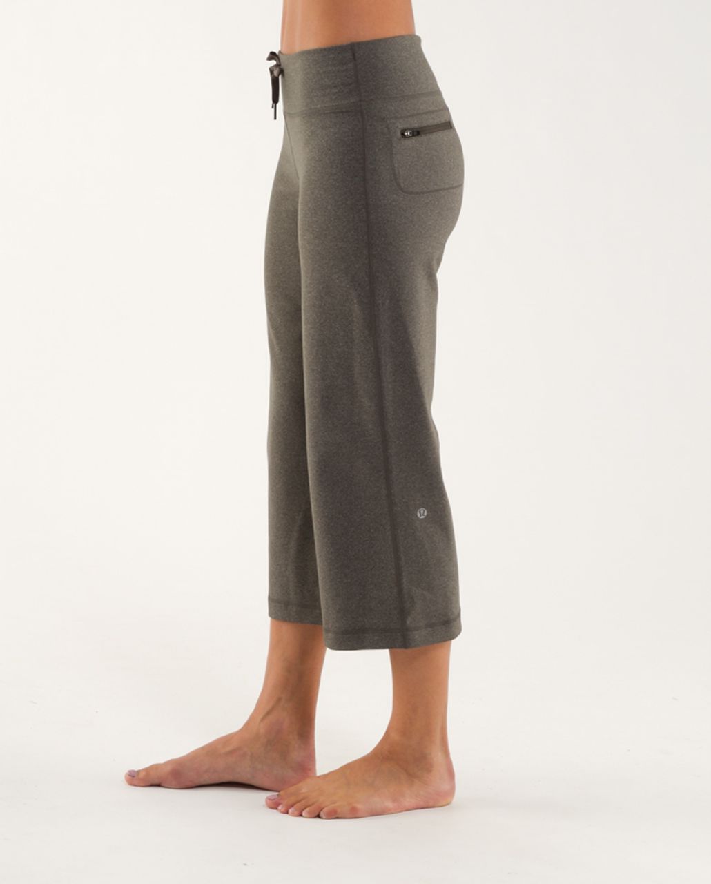 Lululemon Relaxed Fit Crop II - Heathered Wren