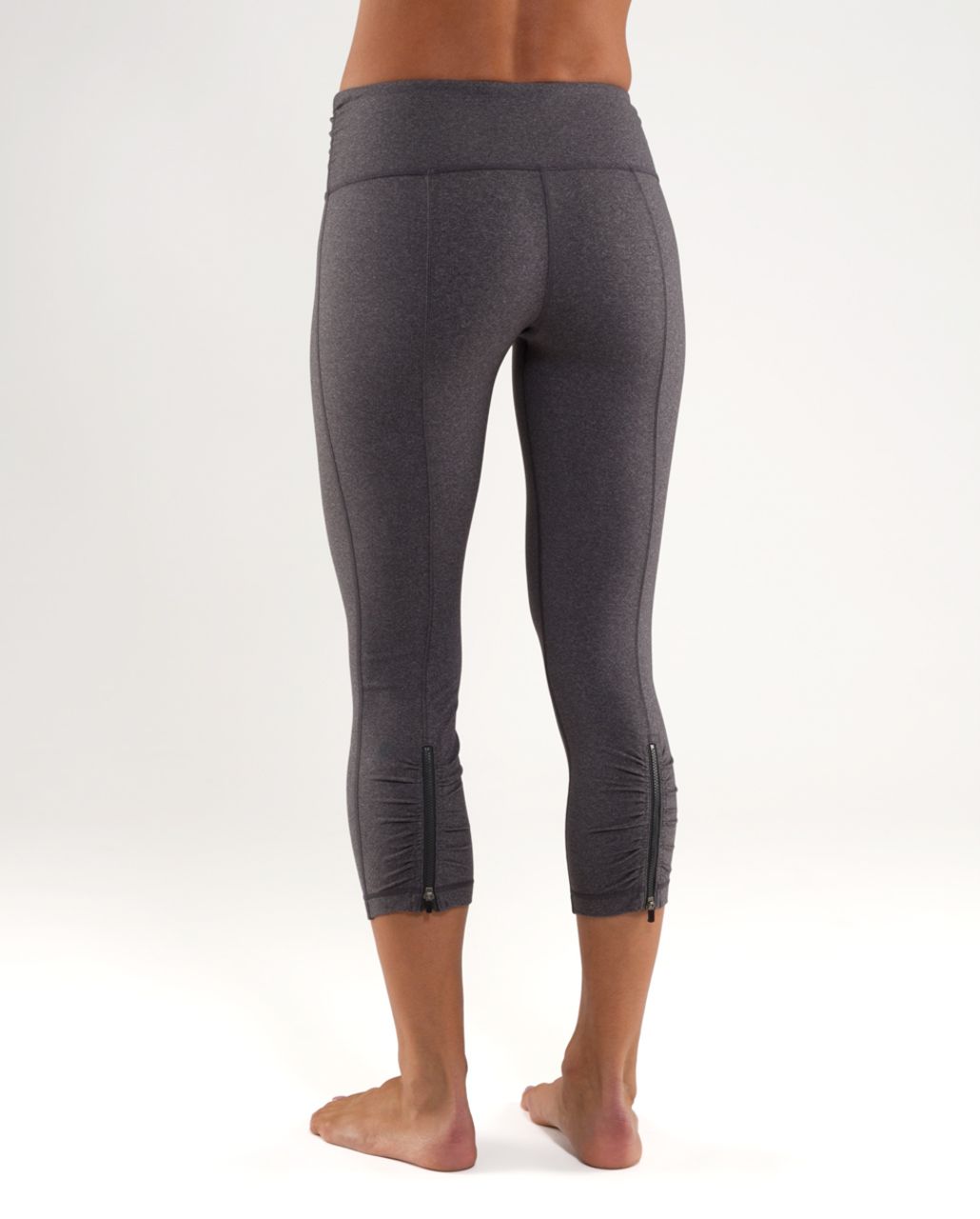 Lululemon Cardio Kick Crop - Heathered Coal