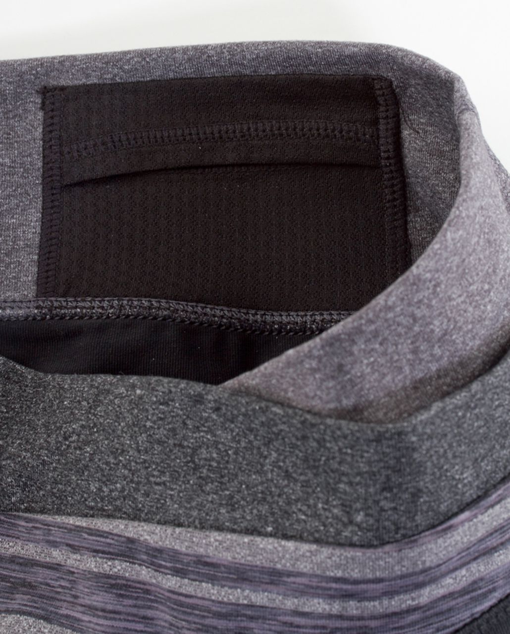 Lululemon Astro Wunder Under Crop - Black /  Heathered Coal /  Heathered Black