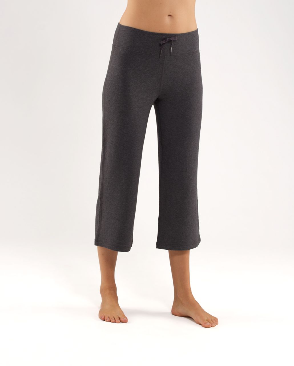 Lululemon Relaxed Fit Crop *Modal - Heathered Charcoal Modal - lulu ...