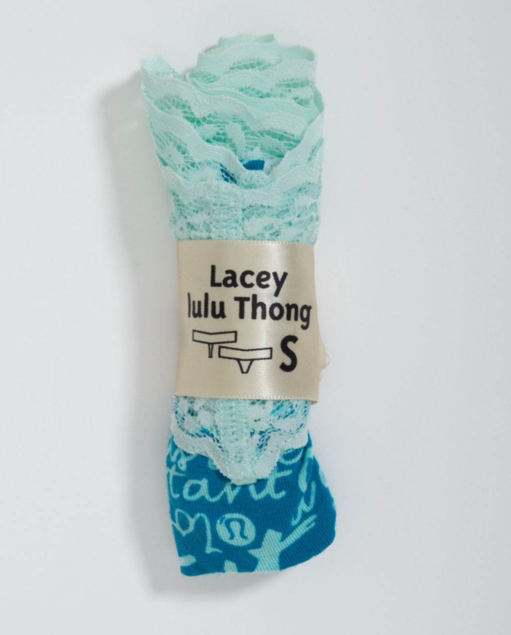 Lululemon Lacey Luluthong - Surge Toothpaste Manifesto In A Bottle Print