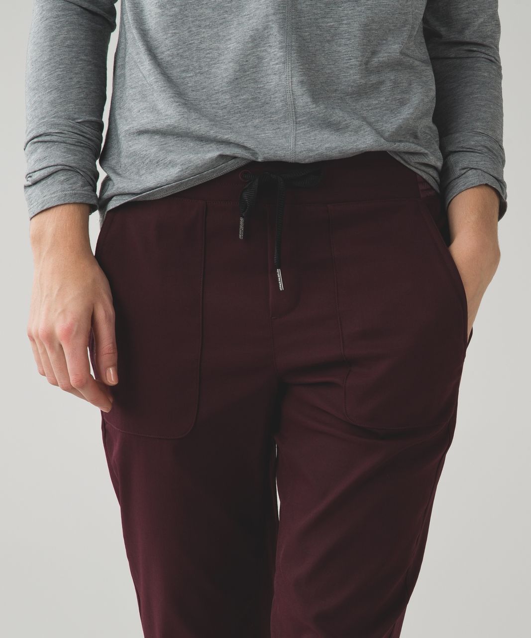 Lululemon &go city trek trouser bordeaux drama pocket - Agent