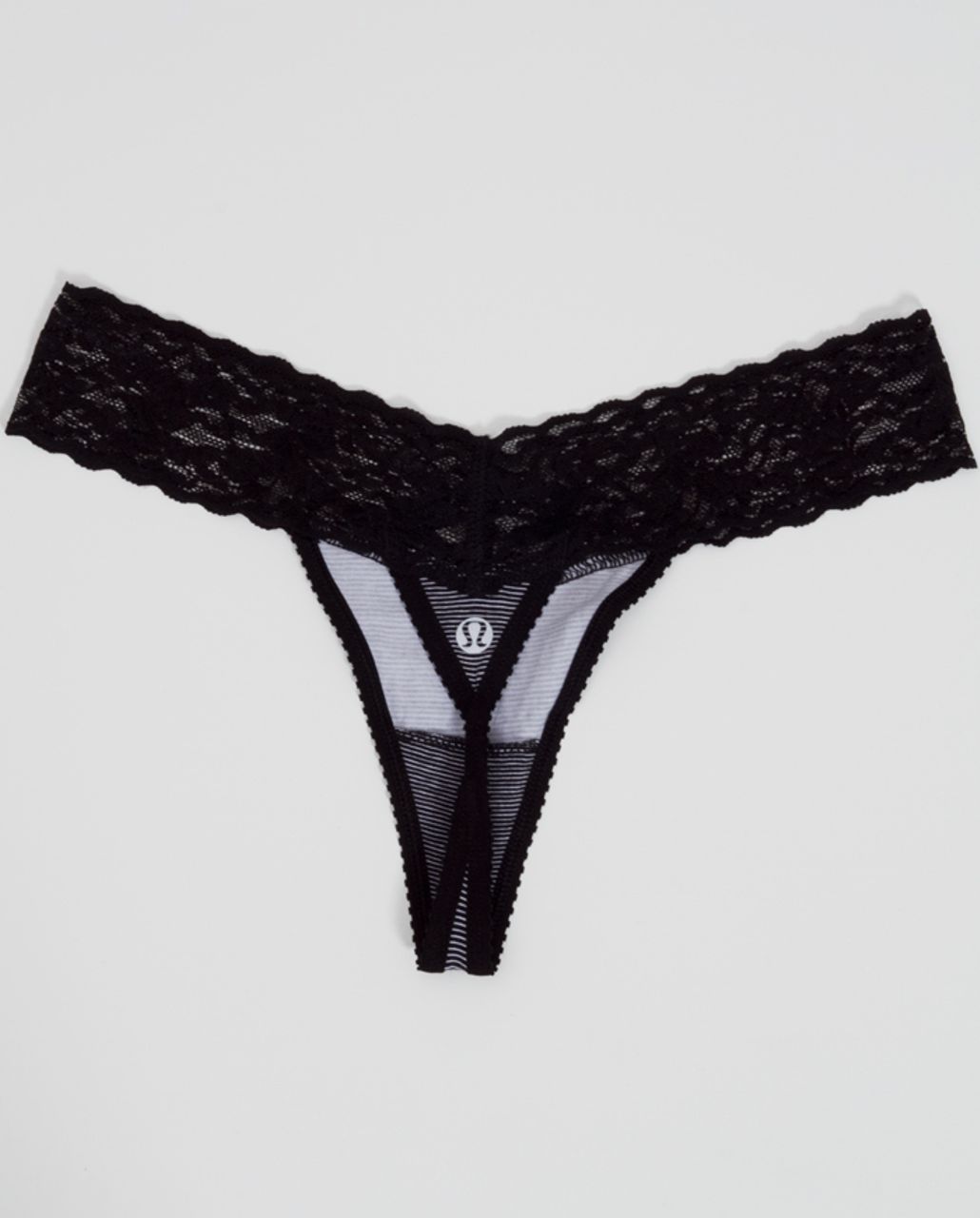 Lululemon The Easy Bodysuit NWT Size 4 MBEM Monochromic Black Dance Thong