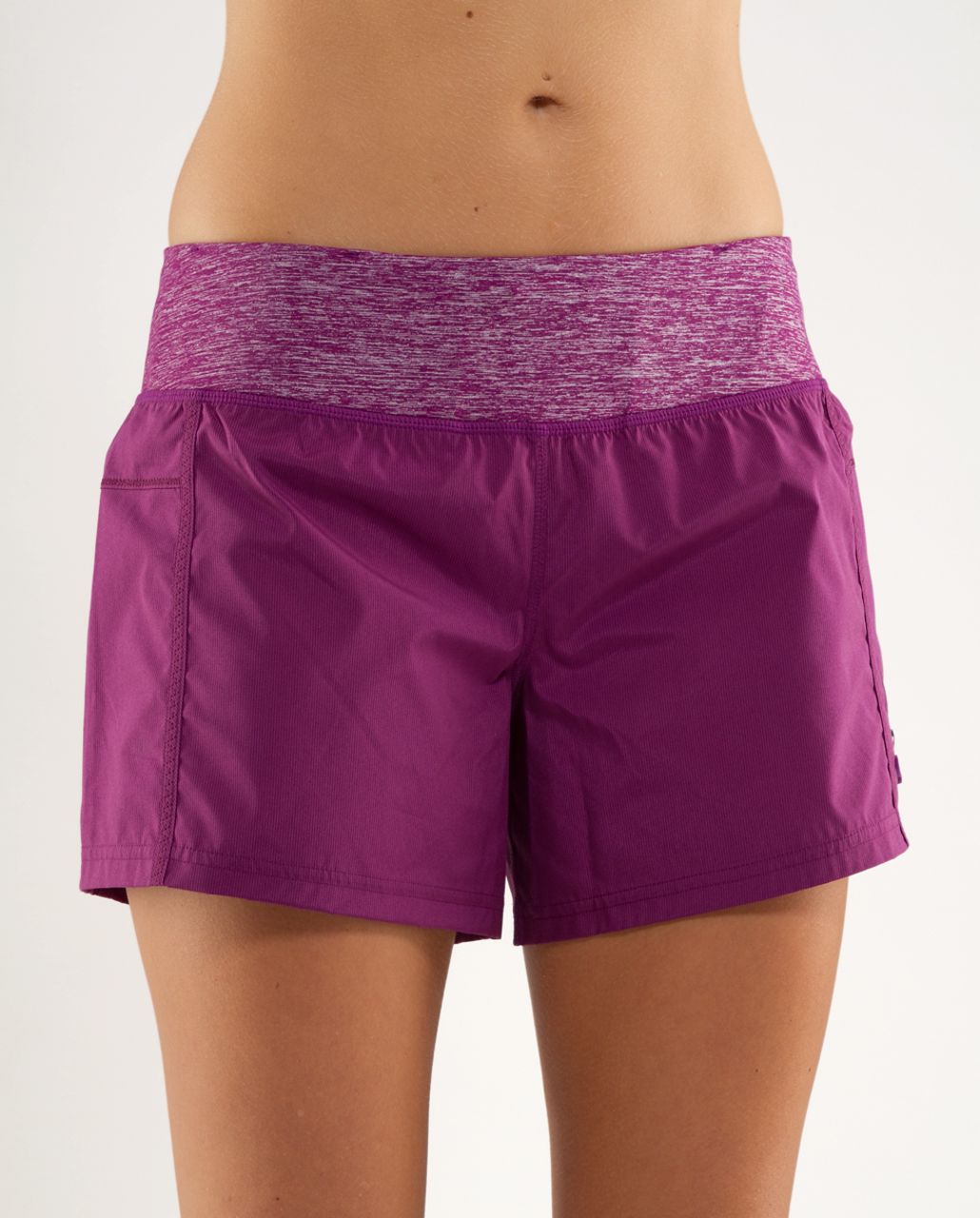 Lululemon All Sport Short - Dew Berry /  Heathered Dew Berry