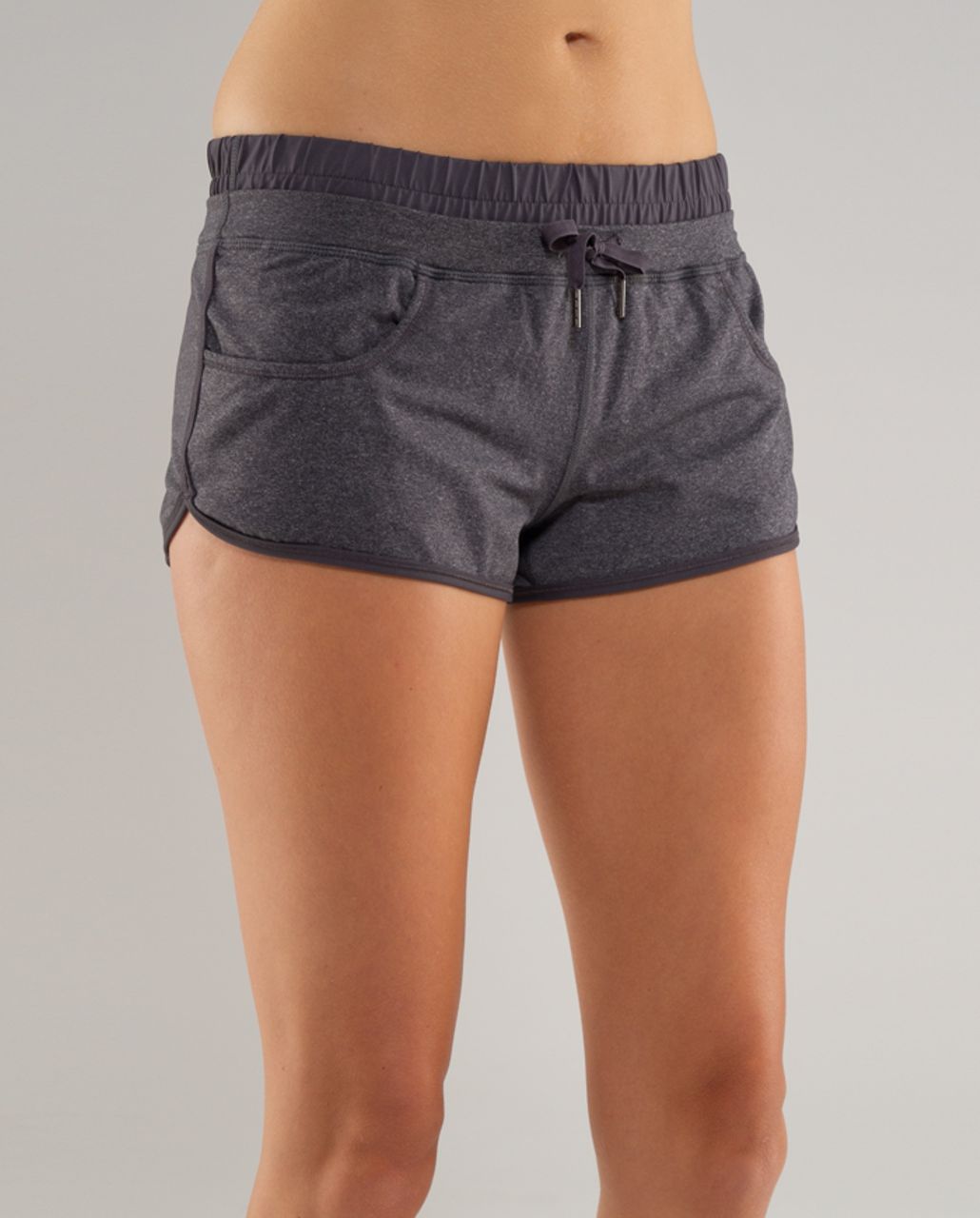 Lululemon Strength and Tone Short - Heathered Coal /  Coal