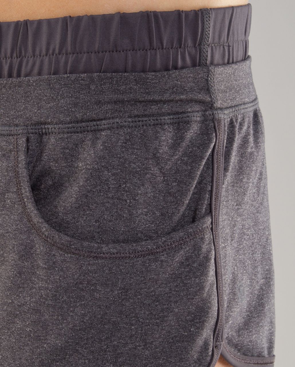 Lululemon Strength and Tone Short - Heathered Coal /  Coal