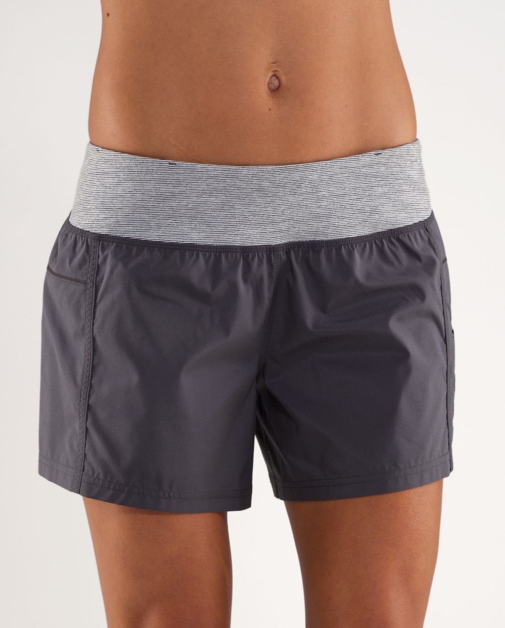 Lululemon All Sport Short - Coal /  Coal Wee Stripe