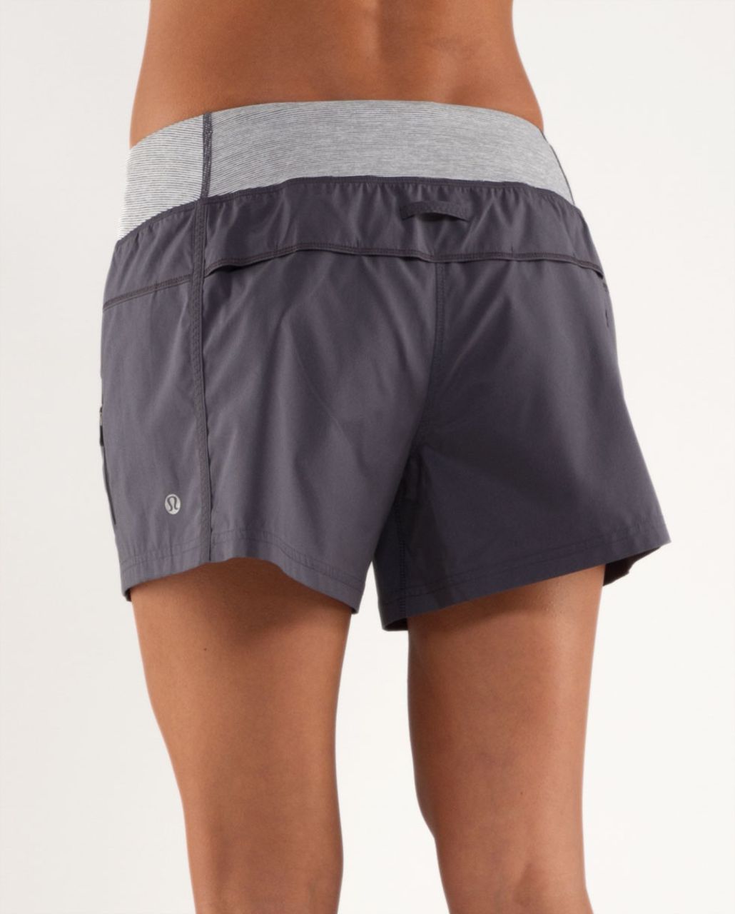 Lululemon All Sport Short - Coal /  Coal Wee Stripe