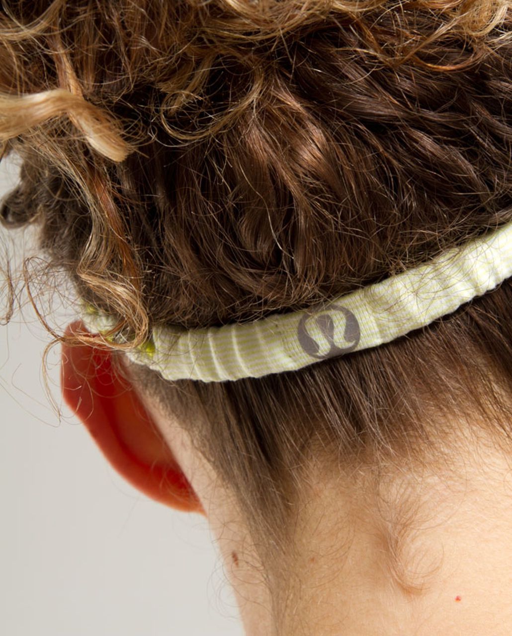 Lululemon Braided Headband - Citron Wee Stripe