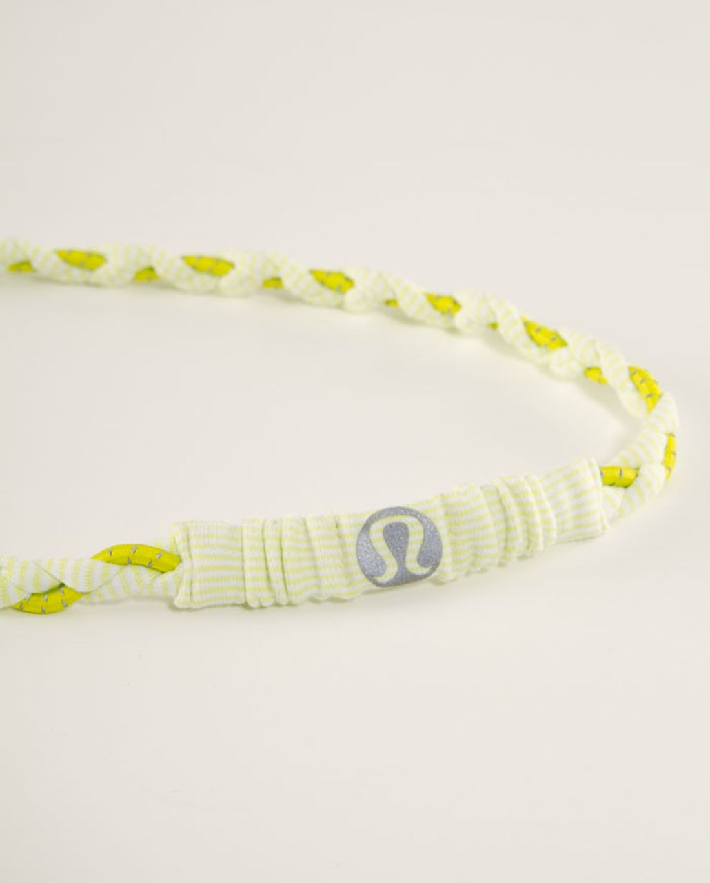 Lululemon Braided Headband - Citron Wee Stripe