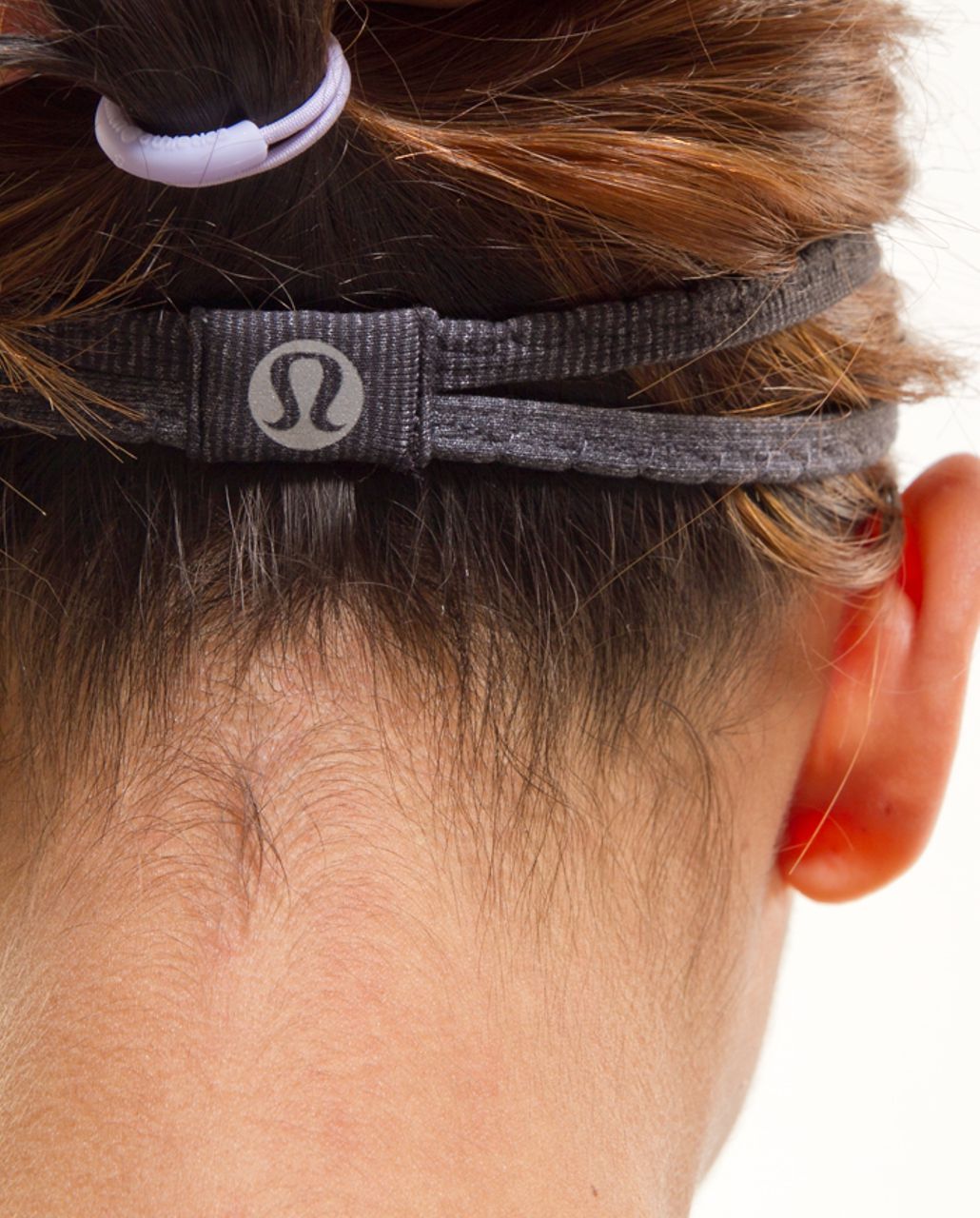 Lululemon DANCE! Headband - Deep Coal Heathered Coal Wee Stripe /  Heathered Coal