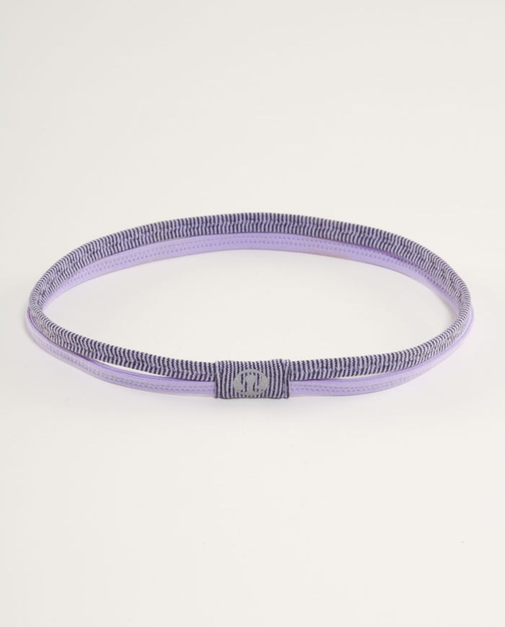 Lululemon DANCE! Headband - Lilac Heathered Coal Wee Stripe /  Lilac