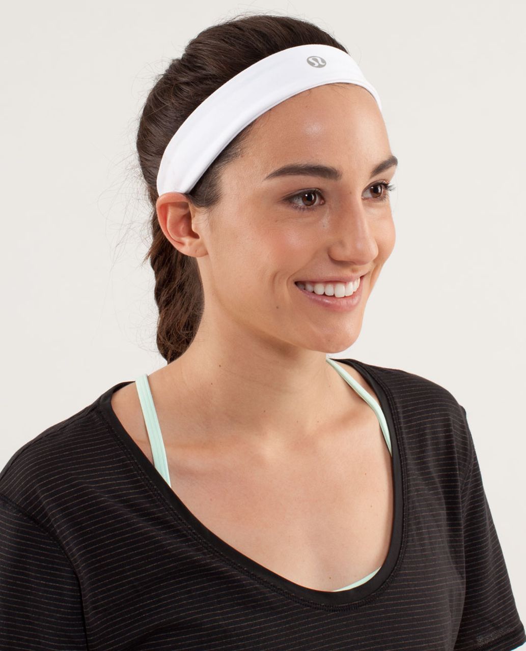 Lululemon Lucky Luon Headband *Narrow - White