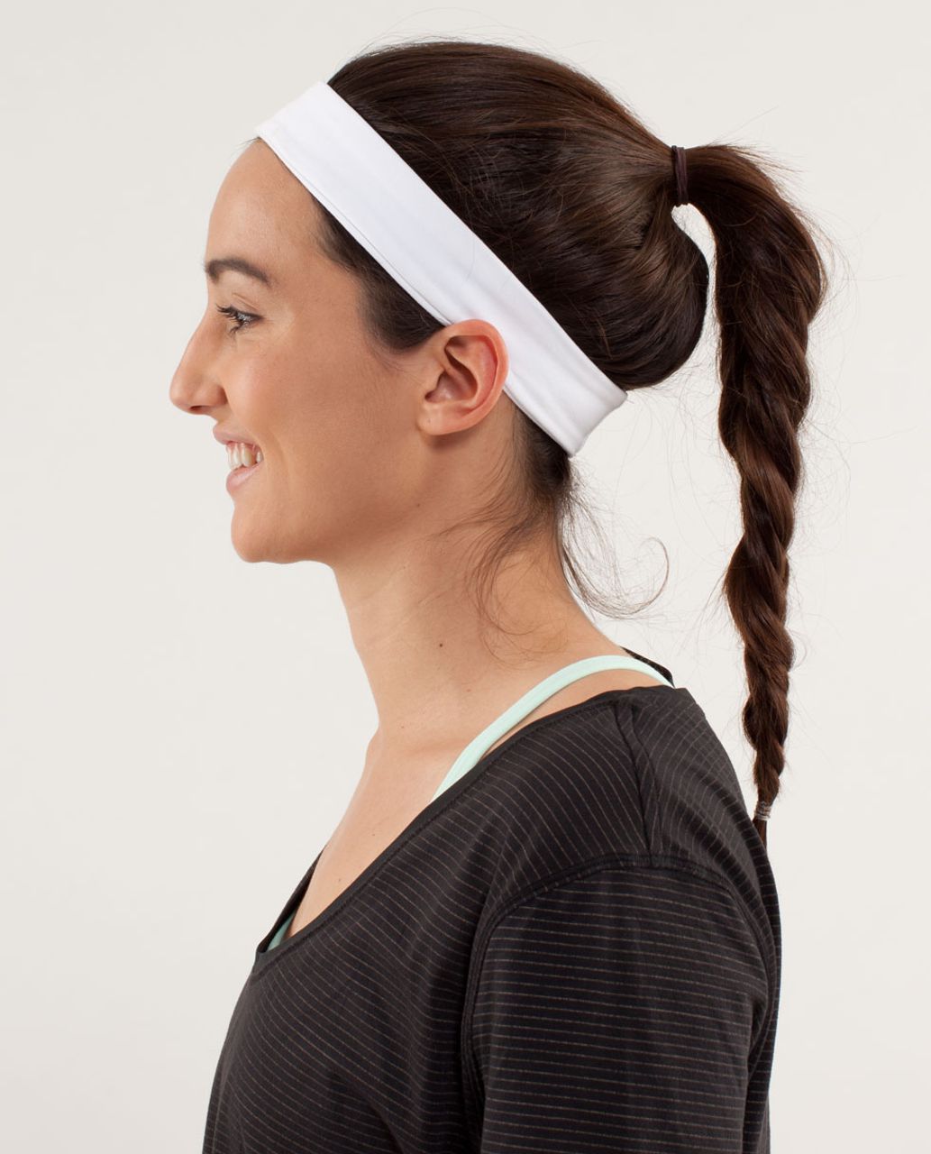 Lululemon Lucky Luon Headband *Narrow - White