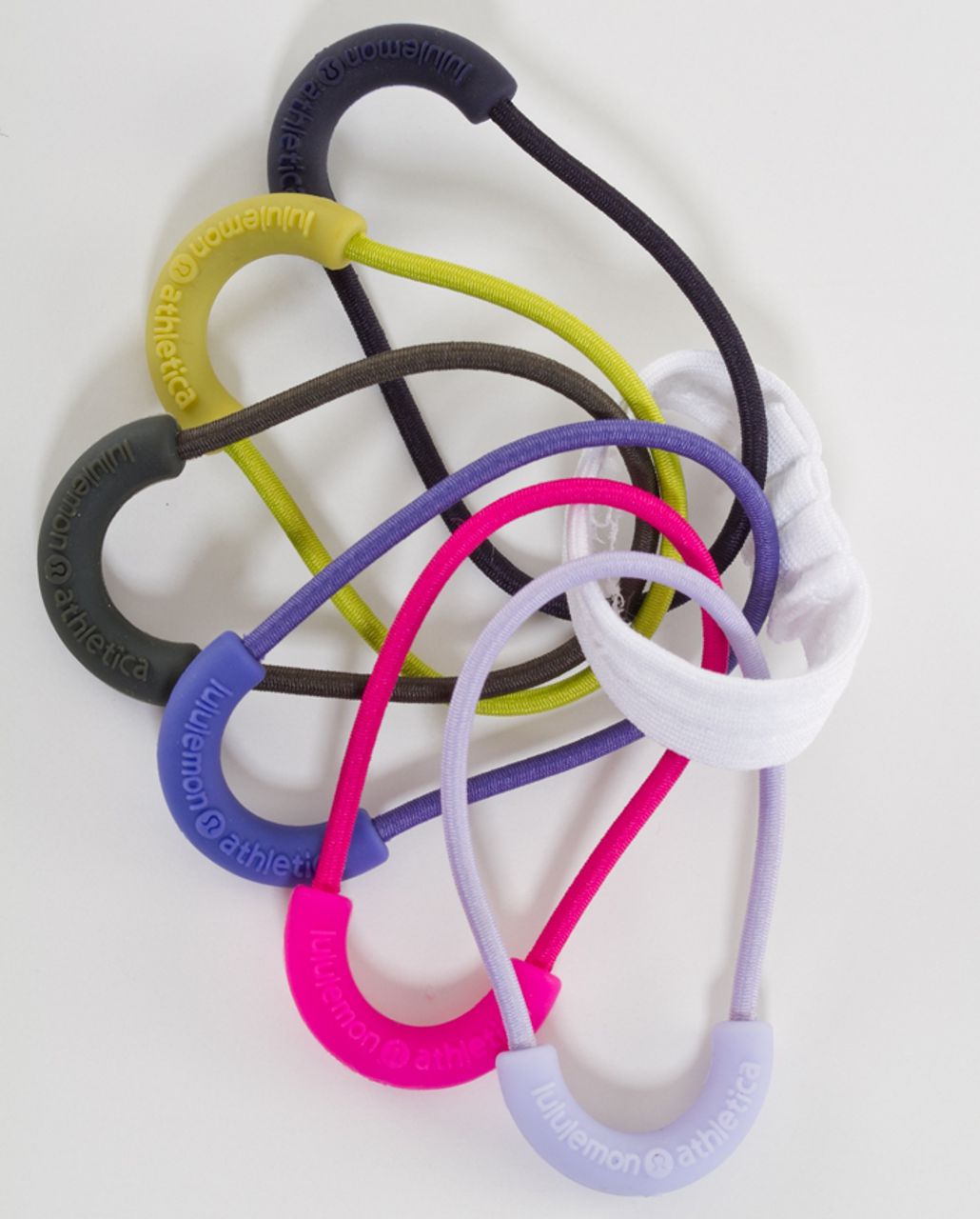 Lululemon Lulu Hair Tie(6 PK) - Black Swan /  Persian Purple /  Lilac