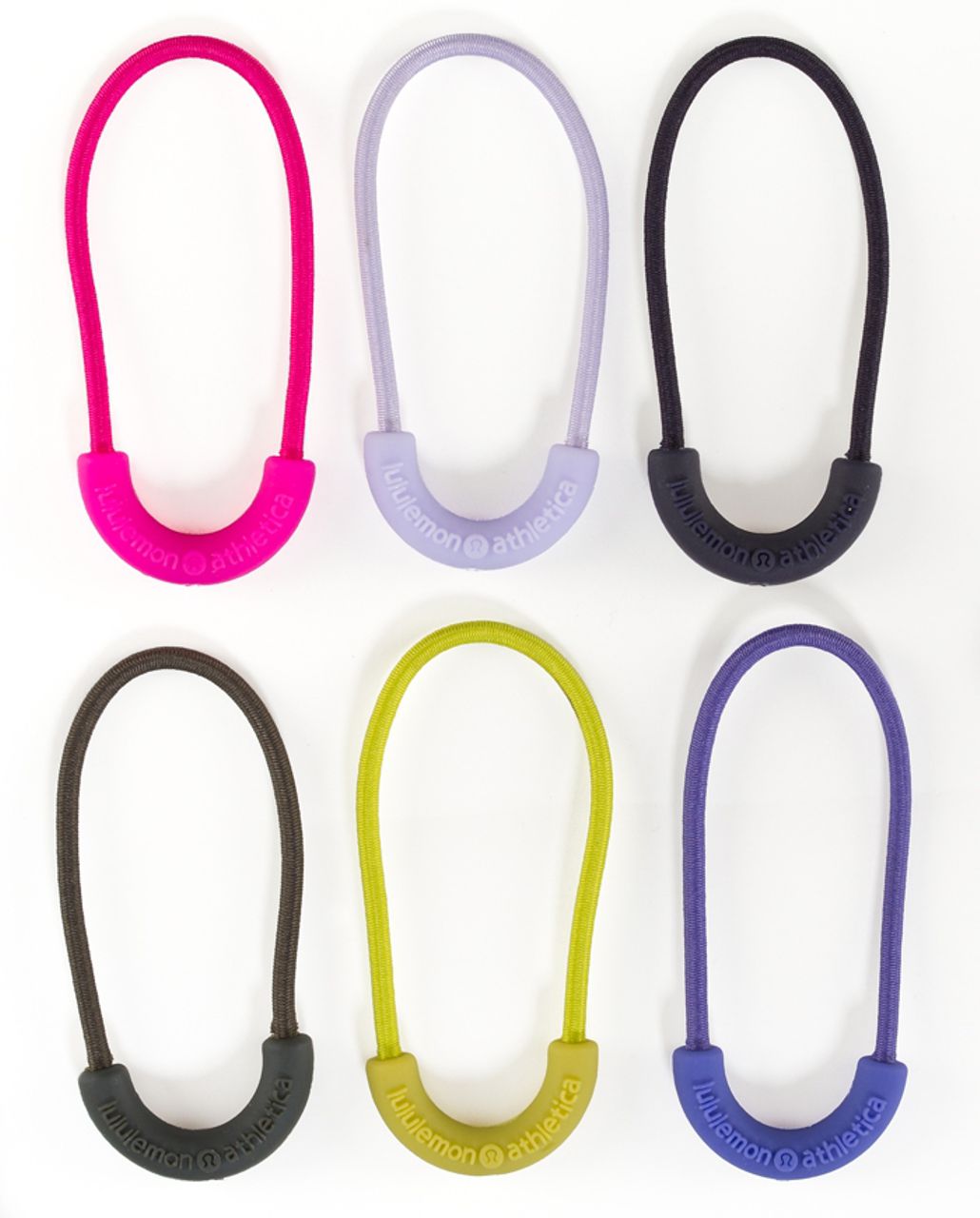 Lululemon Lulu Hair Tie(6 PK) - Black Swan /  Persian Purple /  Lilac