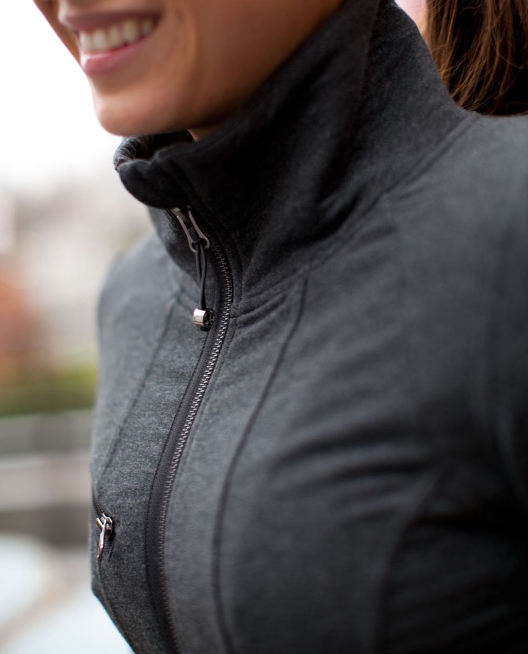 Lululemon It's Happening Jacket - Heathered Deep Coal