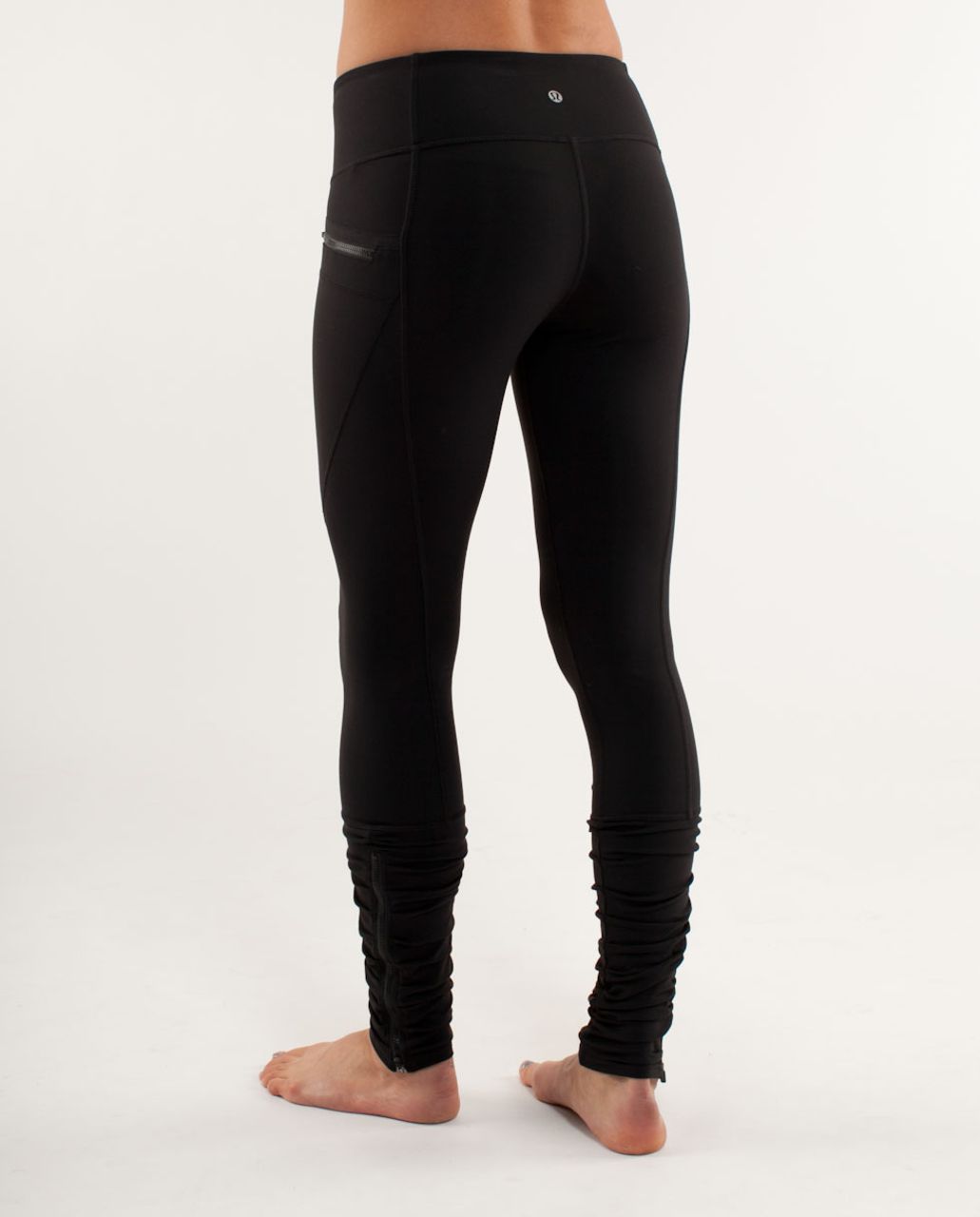 lululemon leggings with logo on the leg