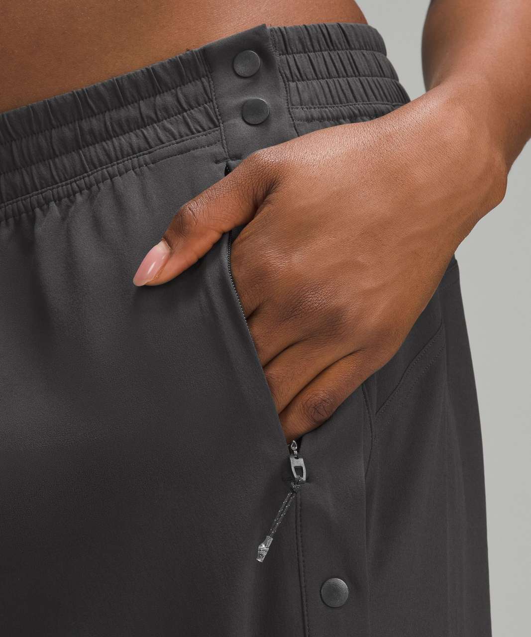 Lululemon Tear-Away Mid-Rise Track Pant - Graphite Grey Lululemon Tear-Away Mid-Rise Track Pant - Graphite Grey