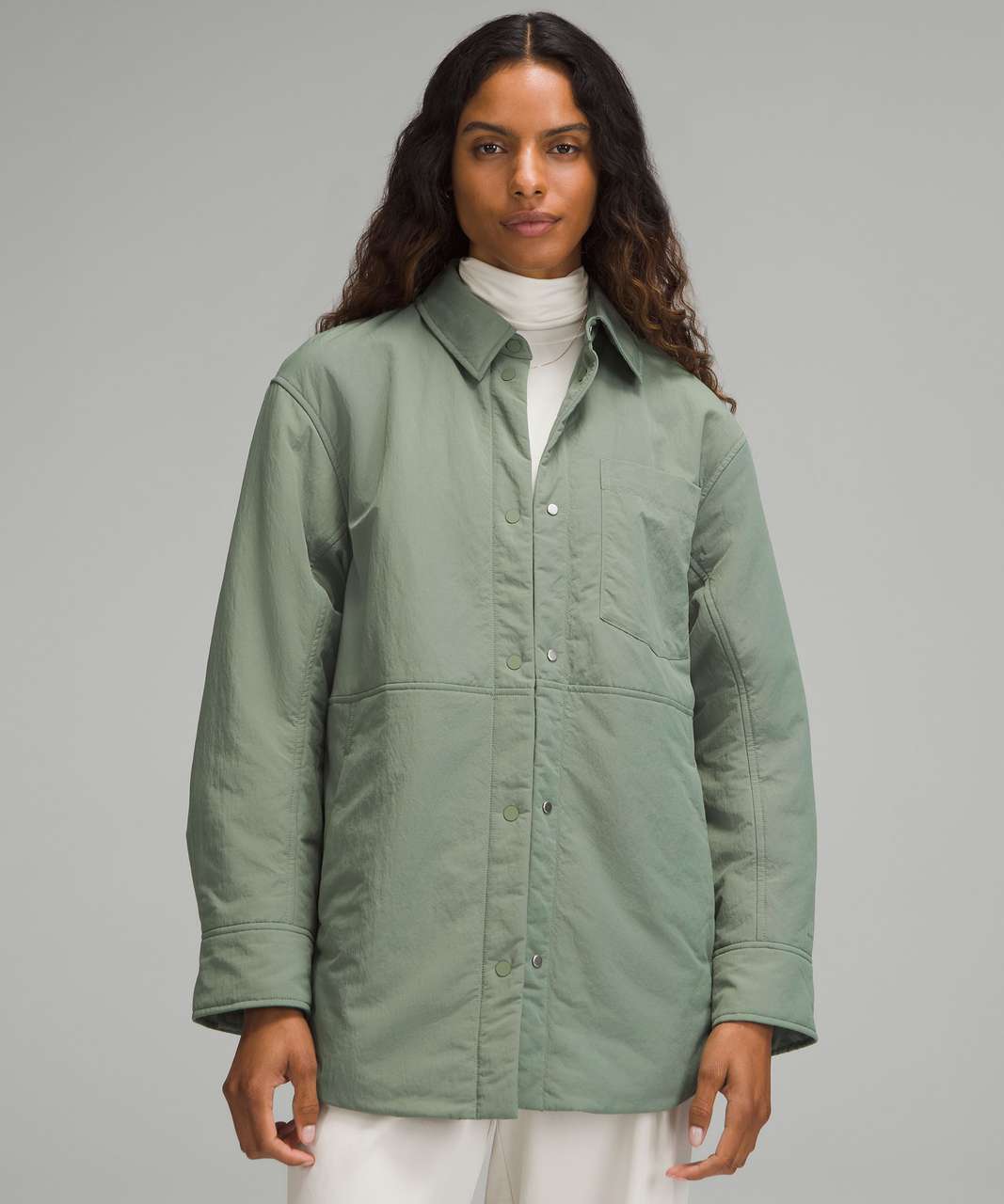 Lululemon Lightweight Insulated Shirt Jacket - Grey Lululemon Lightweight Insulated Shirt Jacket - Grey