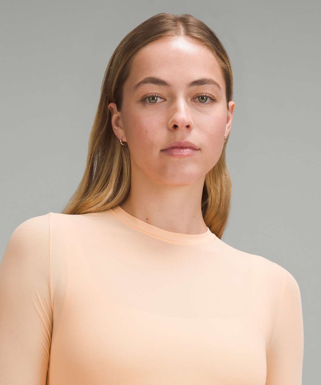 Lululemon Wundermost Nulu Mesh Long-Sleeve Crewneck Bodysuit Lululemon Wundermost Nulu Mesh Long-Sleeve Crewneck Bodysuit