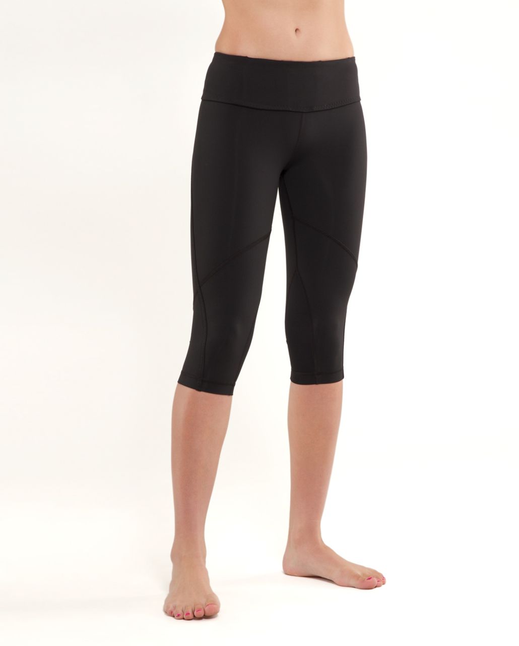 Lululemon Run:  For It Crop - Black