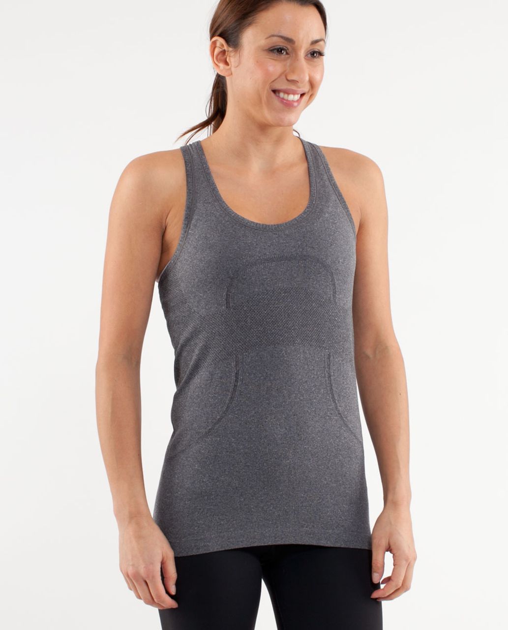 Lululemon Run: Swiftly Racerback - Black (First Release) - lulu fanatics