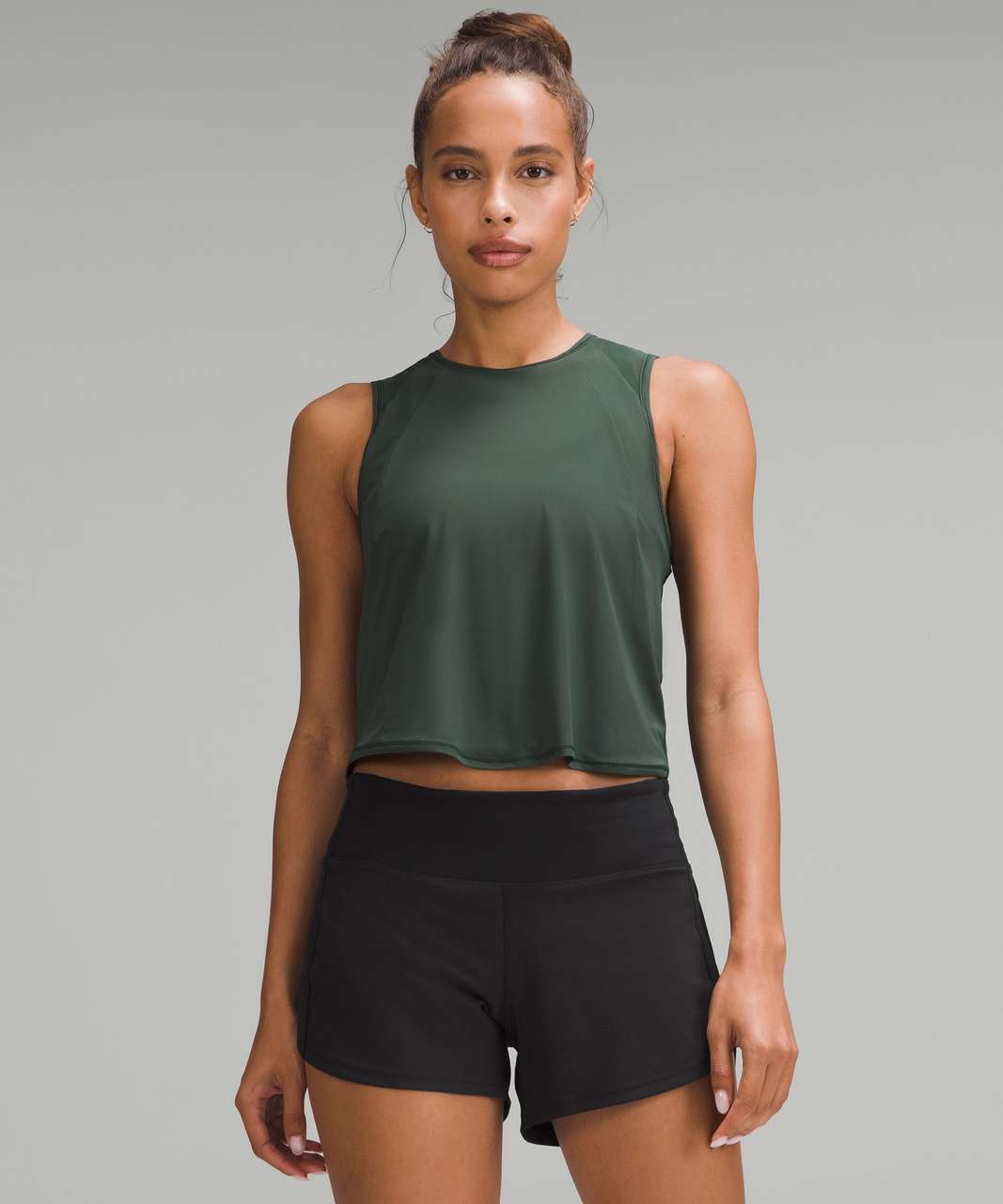 Lululemon Sculpt Cropped Tank Top - Legacy Green - lulu fanatics Lululemon Sculpt Cropped Tank Top - Legacy Green - lulu fanatics
