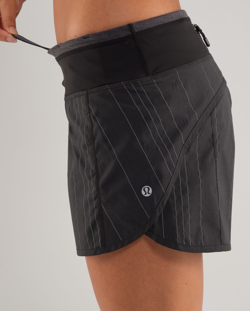 Lululemon Turbo Run Short *Reflective - Black