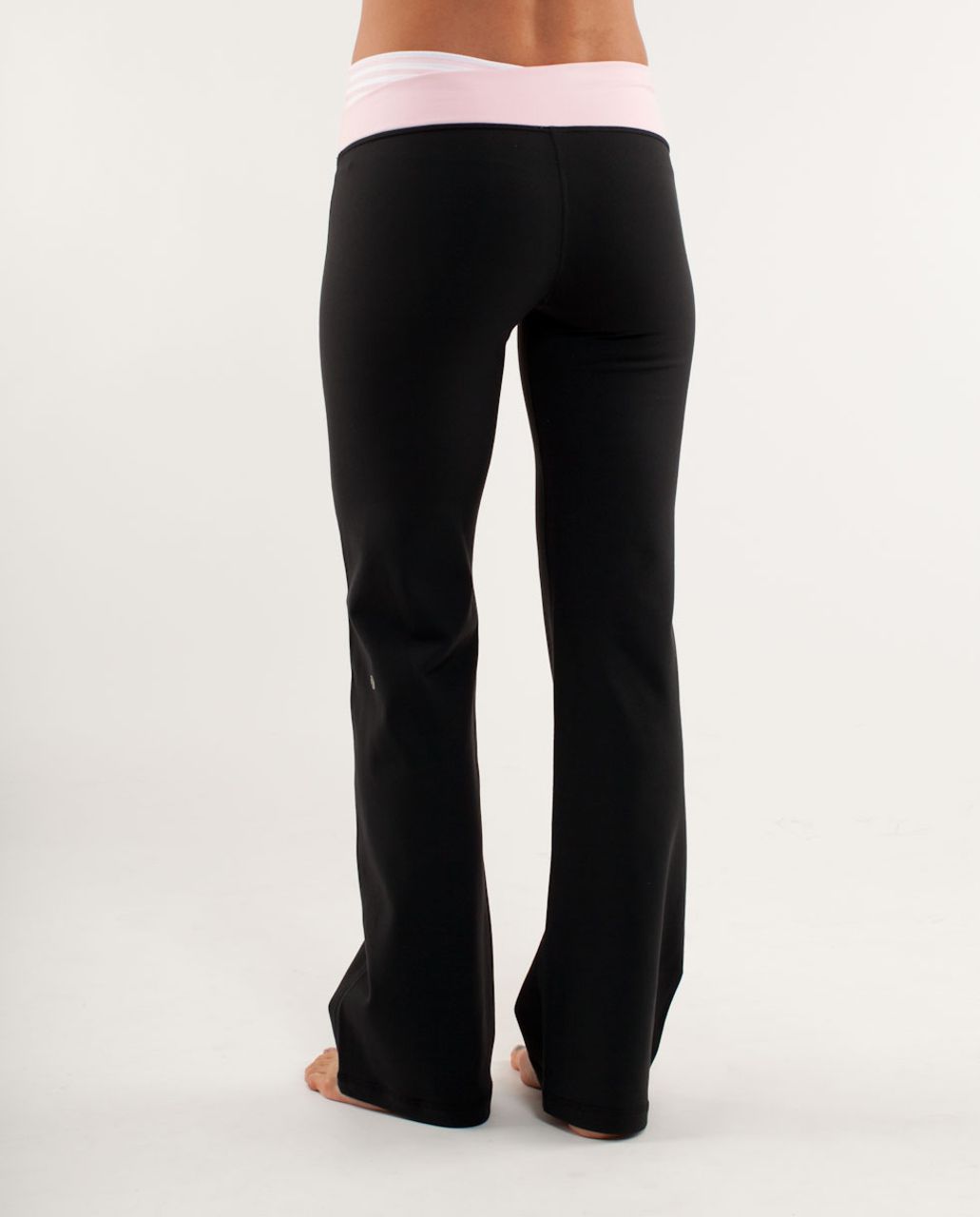 Lululemon Astro Pant (Regular) - Black /  Heathered Pig Pink White Narrow Bold Multi Stripe /  Pig Pink