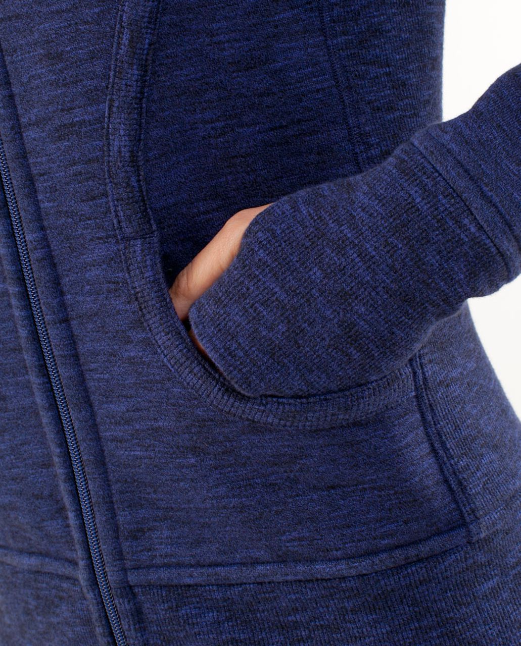 Lululemon Scuba Hoodie - Deep Coal Pigment Blue Salt & Pepper