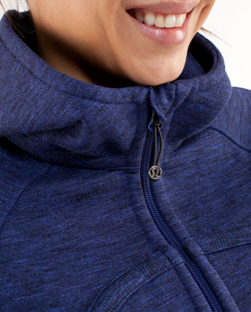 Lululemon Scuba Hoodie - Deep Coal Pigment Blue Salt & Pepper