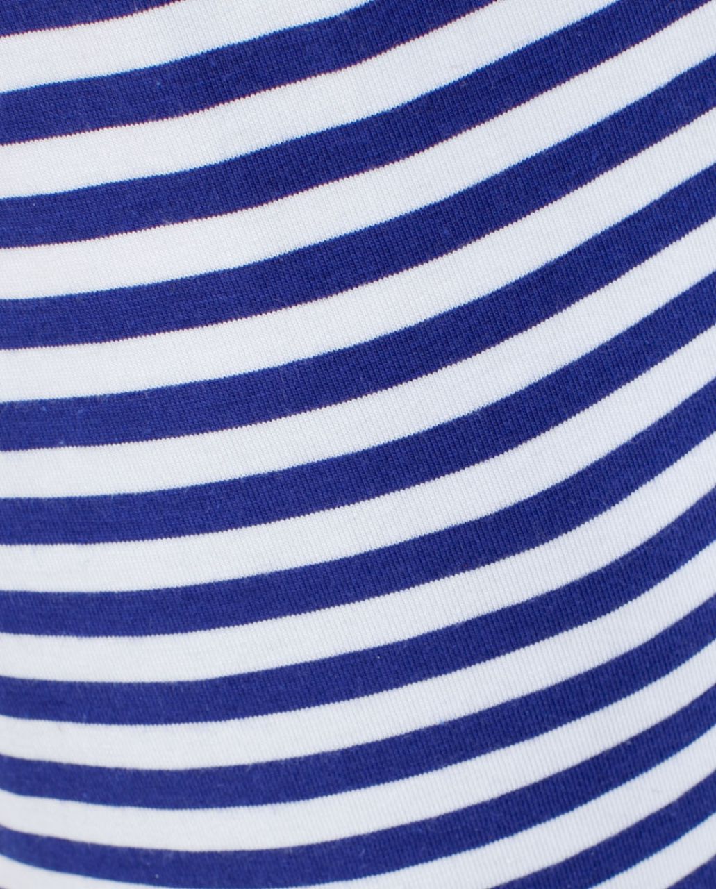 Lululemon Lively Crewneck Tee *Vitasea - Pigment Blue White Narrow Bold Stripe