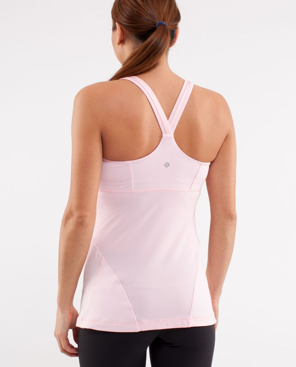 Lululemon Cross My Heart Tank - Heathered Pig Pink /  Pig Pink