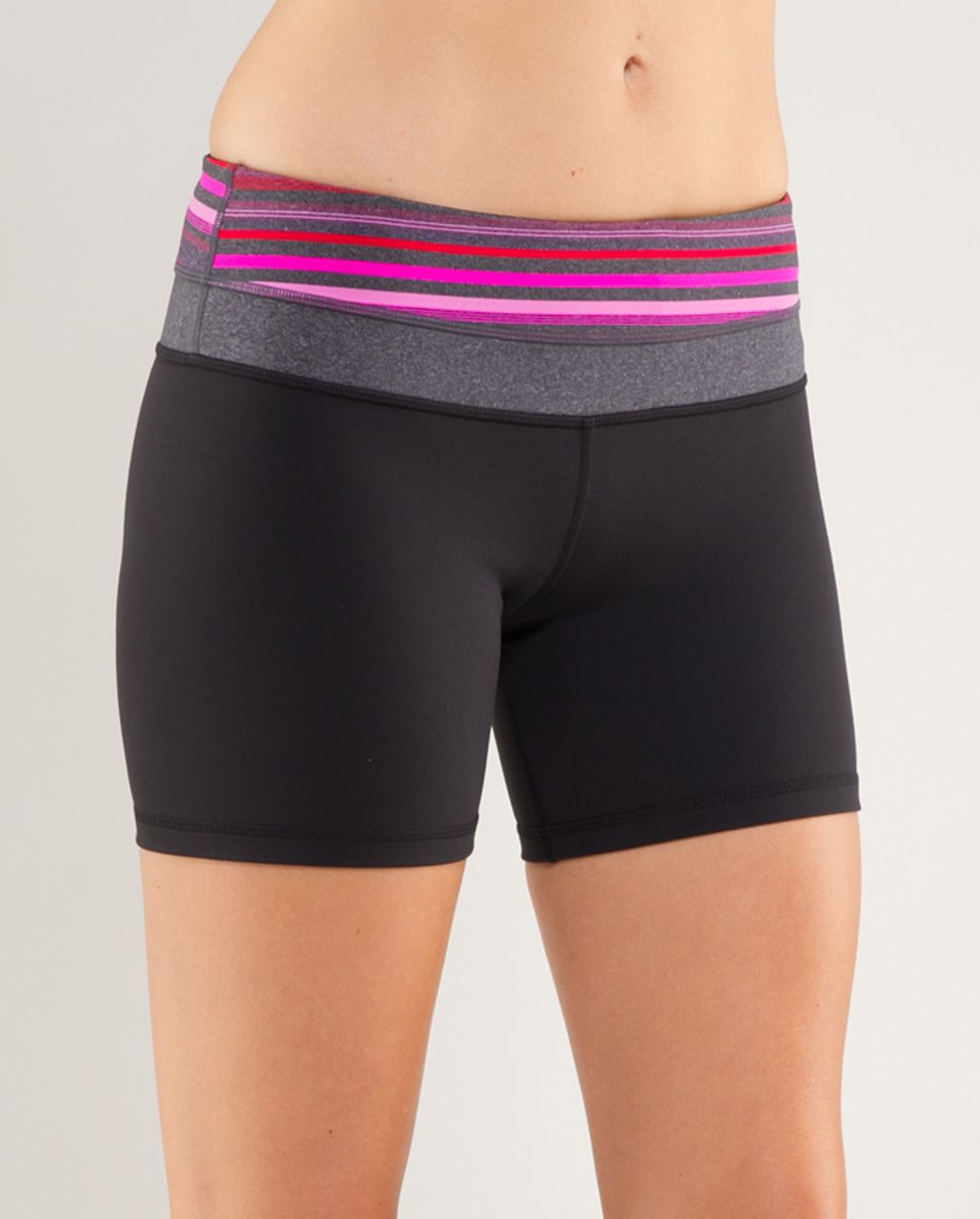 Lululemon Groove Short - Black /  Elevation Space Dye /  Heathered Deep Coal