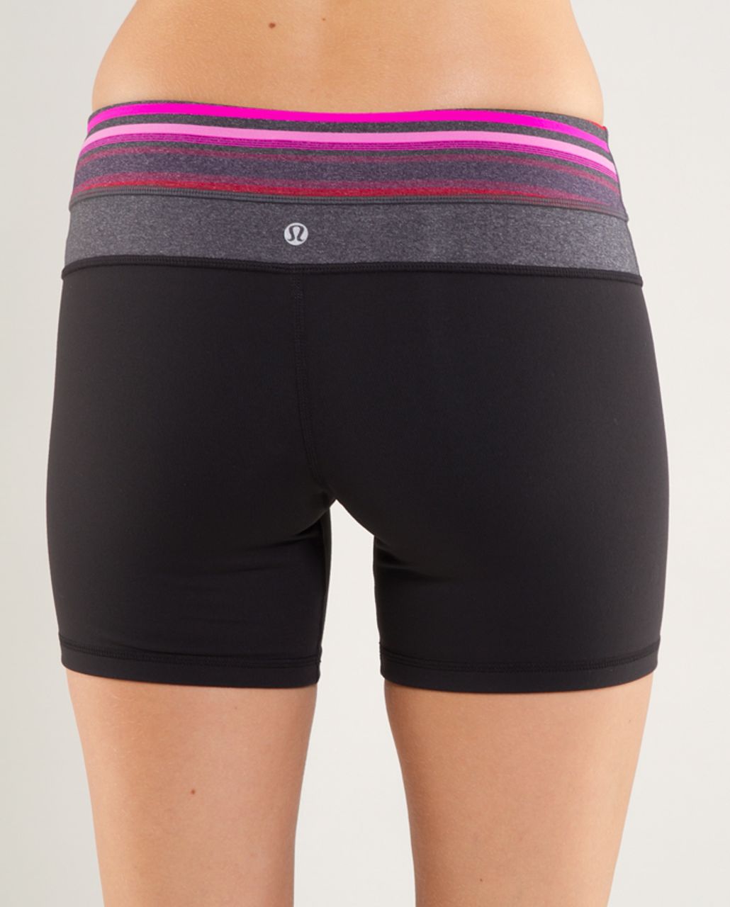 Lululemon Groove Short - Black /  Elevation Space Dye /  Heathered Deep Coal