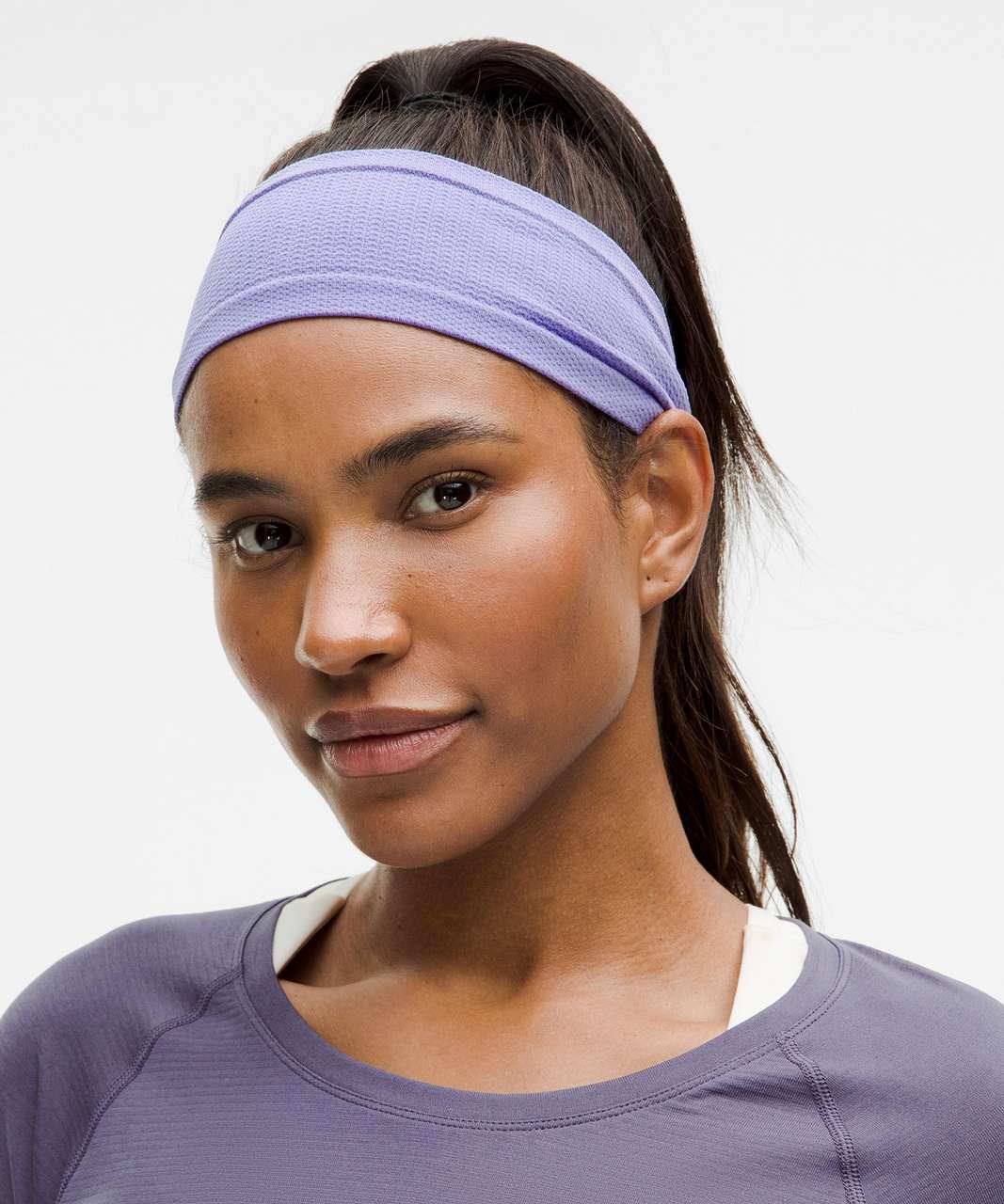 VELVET HAIR BAND BROAD LAVENDEL VELVET HAIR BAND BROAD LAVENDEL