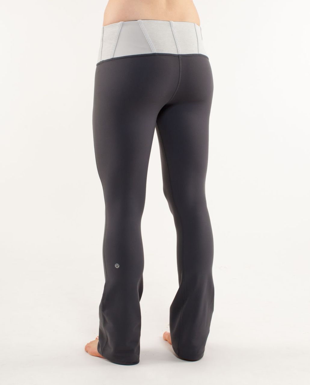 Lululemon Tadasana Pant - Deep Coal /  Heathered Silver Spoon