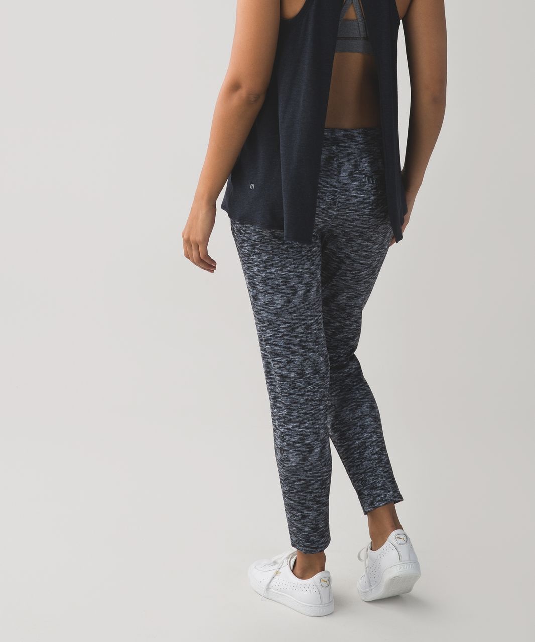 Lululemon Jet Crop Slim - Heathered Herringbone Heathered Black