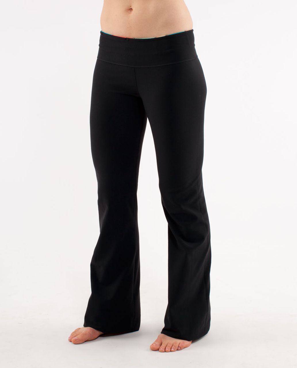 Lululemon Groove Pant (Tall) - Black / Quilt 04 Fall 2013 - lulu