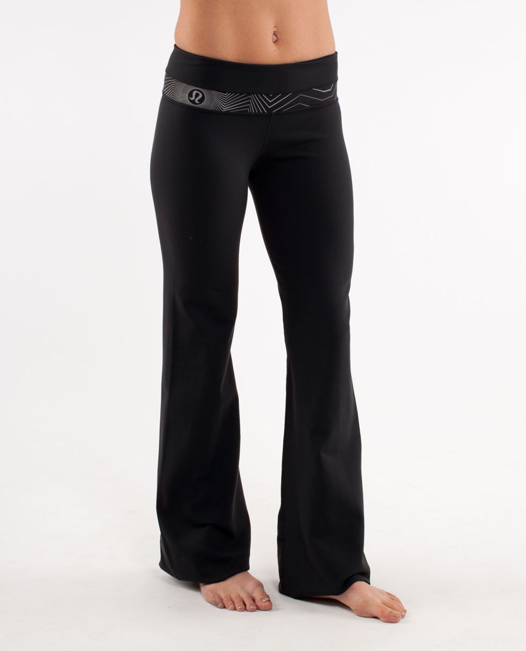 Lululemon Groove Pant (Tall) - Black /  Electric Shock Reflective