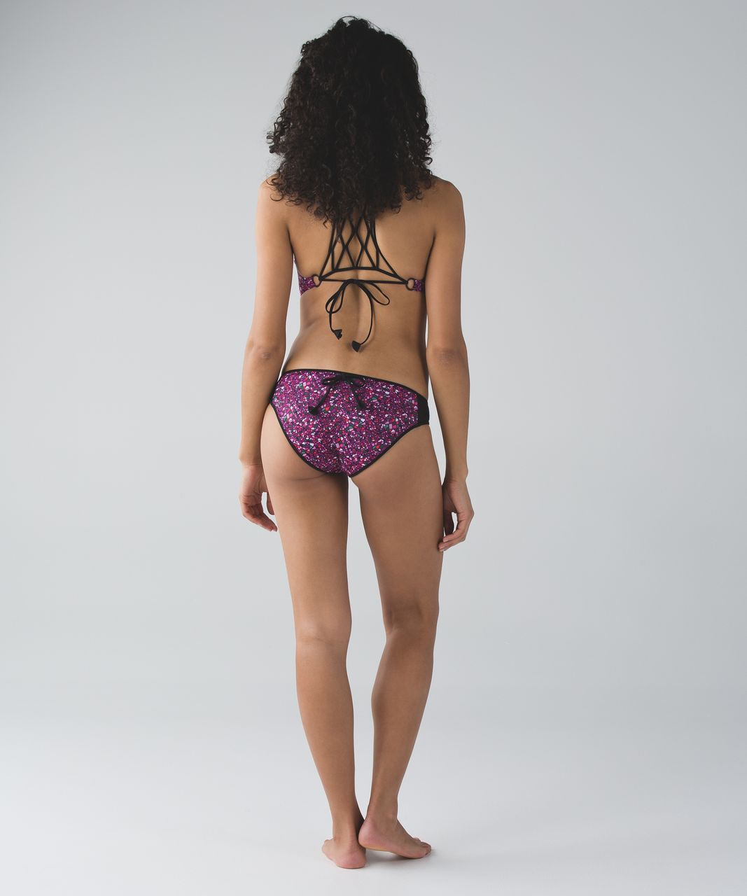 Lululemon Tidal Flow Bikini - Paradise Camo Multi / Black / Deep Green