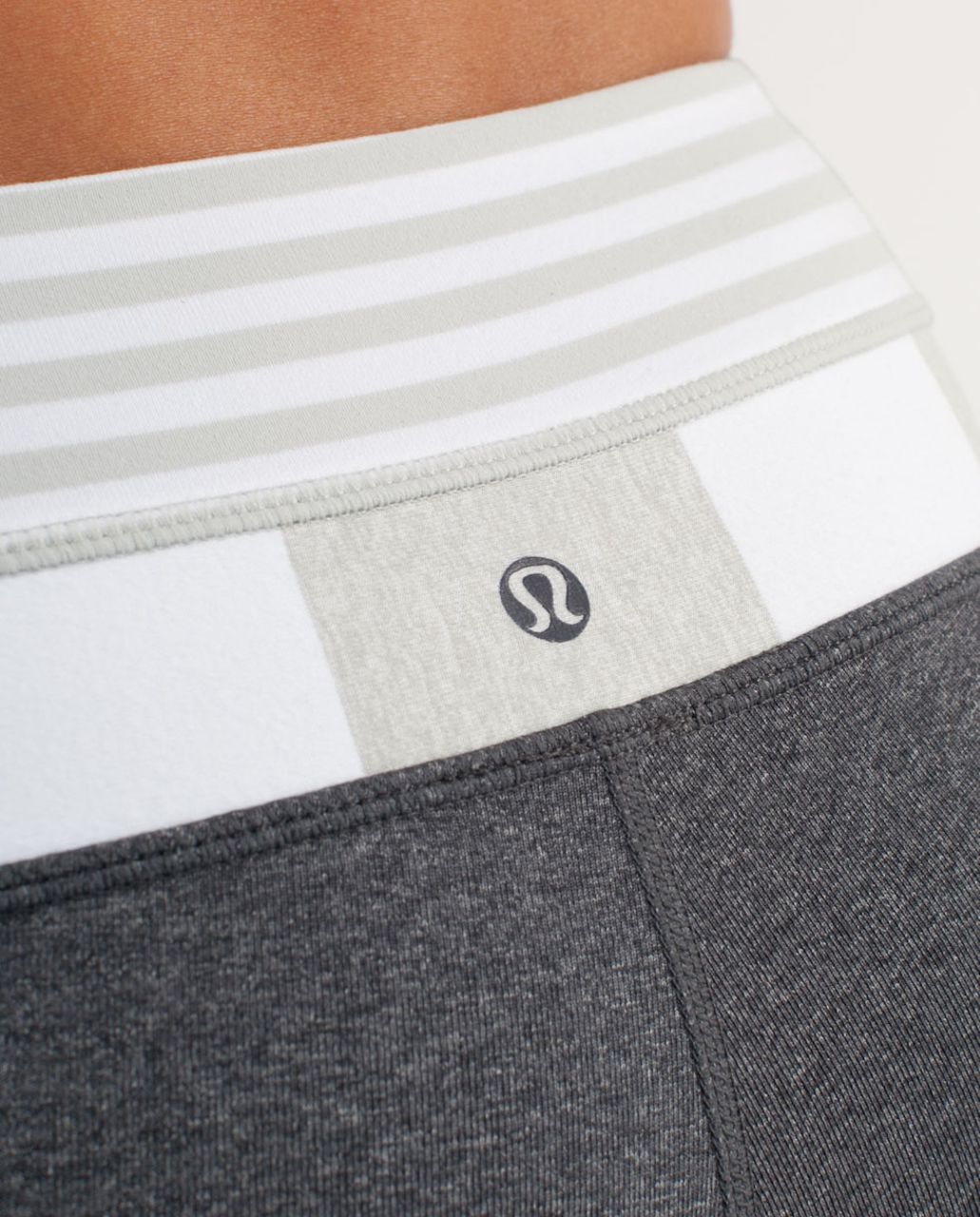 Lululemon Groove Pant (Regular) - Heathered Deep Coal /  Silver Spoon White Narrow Bold Multi Stripe /  White Silver Spooi