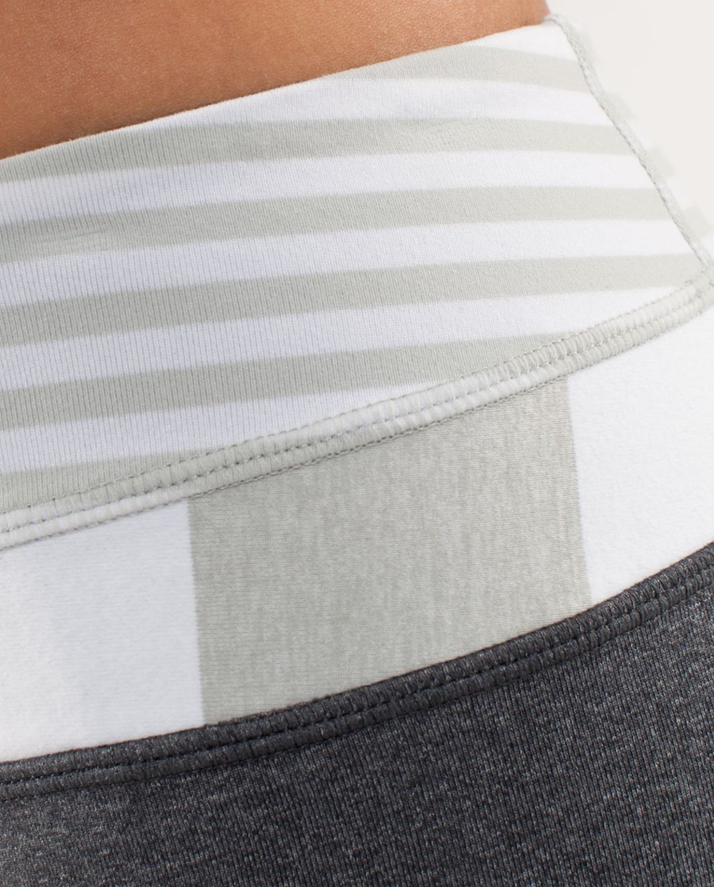 Lululemon Groove Pant (Regular) - Heathered Deep Coal /  Silver Spoon White Narrow Bold Multi Stripe /  White Silver Spooi