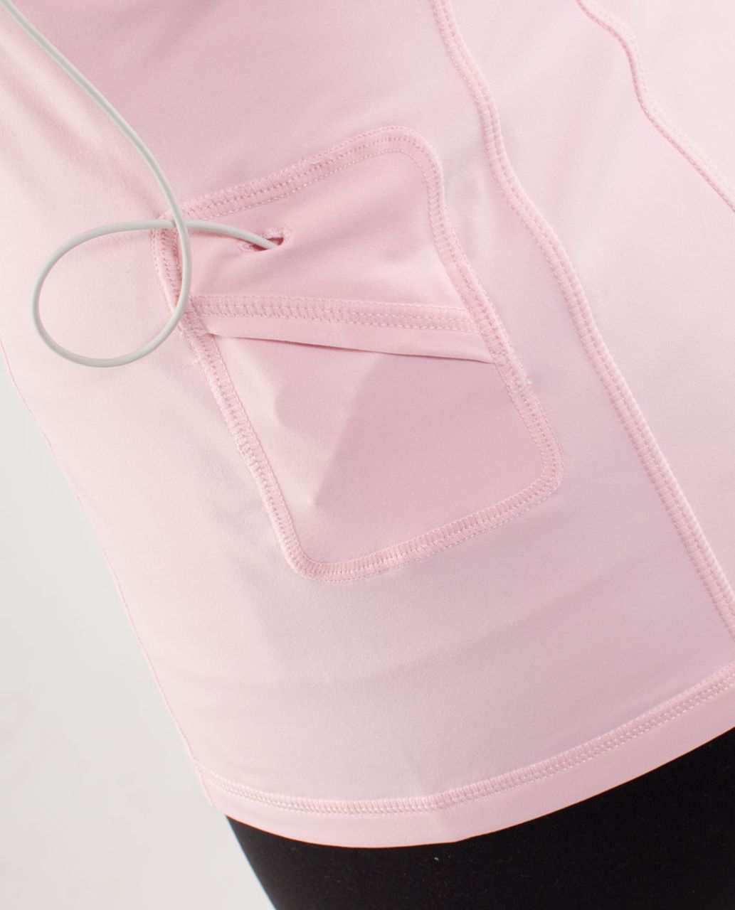 Lululemon Run:  Stay On Course Tank - Pig Pink /  Heathered Pig Pink