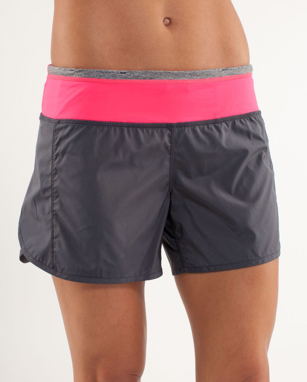 Lululemon Turbo Run Short - Coal /  Flash